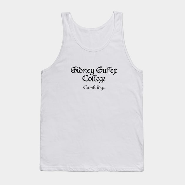 Cambridge Sidney Sussex College Medieval University Tank Top by RetroGeek